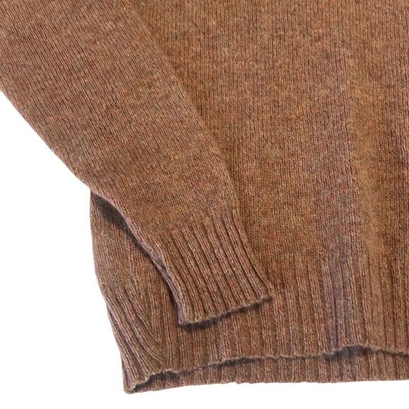 Puritan Brown Wool Pullover Long Sleeves Vintage Sweater Size Large - Picture 5 of 10